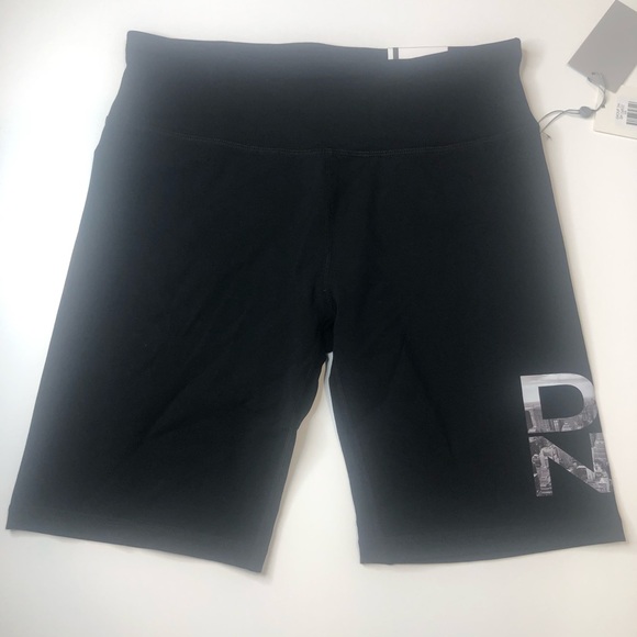 DKNY Sport Black & White City Signature Decal Biker Shorts, Multiple Sizes, NWT! - Picture 3 of 11